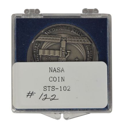 Lot #8454  STS-102 Robbins Medal - Image 3