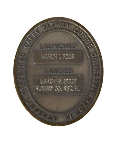 Lot #8458  STS-109 Robbins Medal - Image 2