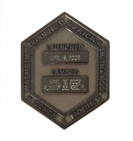 Lot #8459  STS-110 Robbins Medal - Image 2
