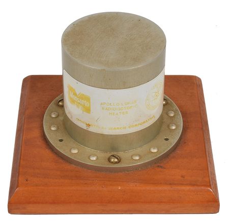 Lot #8128  Apollo Lunar Radioisotopic Heater - Image 1