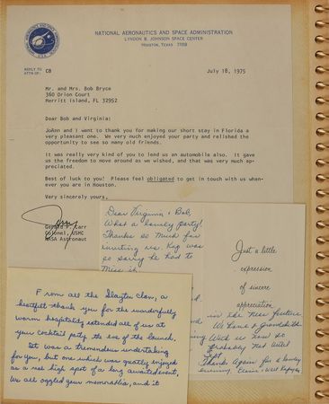 Lot #8167  Astronaut Multi-Signed Guest Book and Photo Album - Image 3