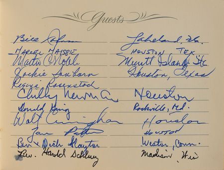 Lot #8167  Astronaut Multi-Signed Guest Book and Photo Album - Image 7