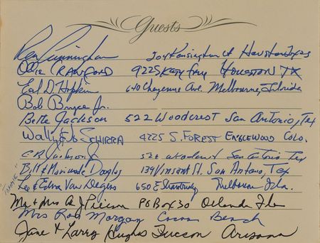 Lot #8167  Astronaut Multi-Signed Guest Book and Photo Album - Image 9