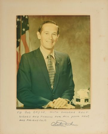 Lot #8371 Charlie Duke Oversized Signed Photograph - Image 1