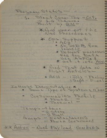 Lot #8304 Gene Kranz's NASA Journal - Image 6