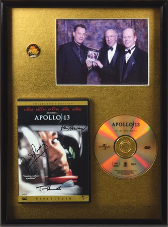 Lot #8295  Apollo 13 Signed DVD Display - Image 1