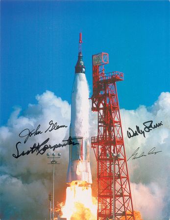 Lot #8044  Mercury Astronauts Signed Photograph - Image 1