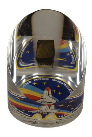 Lot #8470  Space Shuttle Set of (3) Lucite Flown Fragments - Image 3