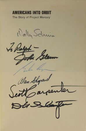 Lot #8046  Mercury Astronauts Signed Book - Image 1