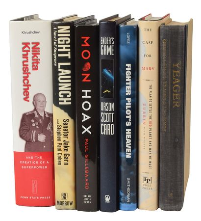 Lot #8398 Gene Cernan's Collection of (7) Signed Space Books - Image 1