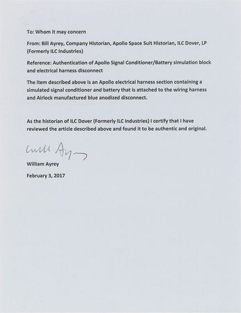 Lot #8146  Apollo Internal Electrical Connector Battery Pack and Signal Conditioner Mock-up - Image 4