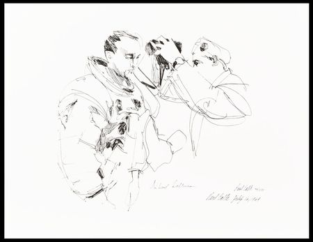 Lot #8253 Michael Collins and Paul Calle Signed Print - Image 2