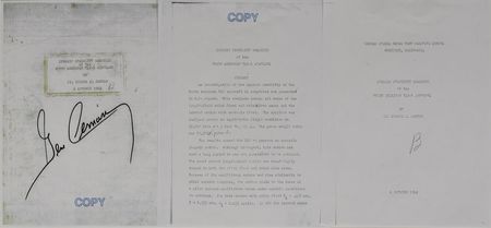 Lot #8401 Gene Cernan Collection of (5) Signed Items - Image 2
