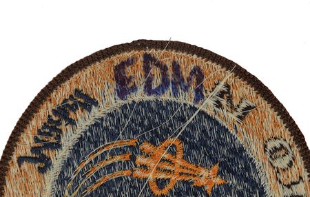 Lot #8321 Edgar Mitchell Signed Apollo 14 Patch - Image 3