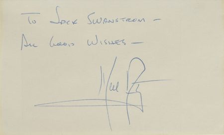 Lot #8235 Neil Armstrong Signature - Image 1
