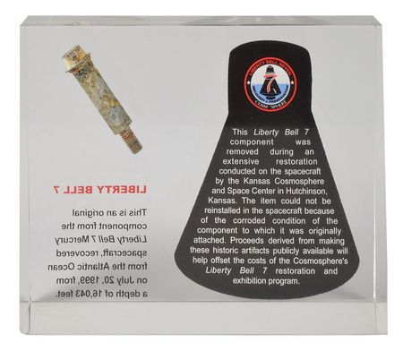 Lot #8056  MR-4: Liberty Bell 7 Flown Component - Image 2