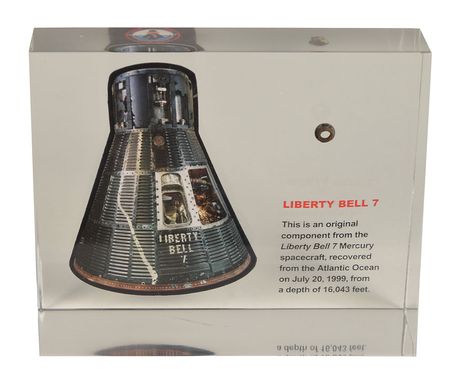 Lot #8057  MR-4: Liberty Bell 7 Flown Component - Image 1