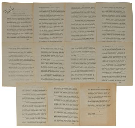 Lot #8001 Charles Lindbergh Signed Speech - Image 2