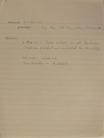 Lot #8078  MA-9: Gordon Cooper Mission Notes Archive - Image 3