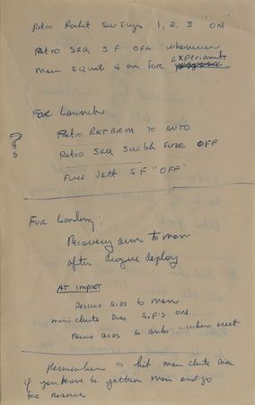 Lot #8078  MA-9: Gordon Cooper Mission Notes Archive - Image 7