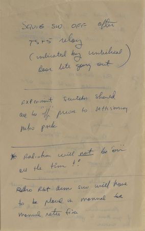 Lot #8078  MA-9: Gordon Cooper Mission Notes Archive - Image 8