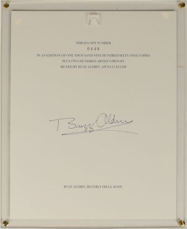 Lot #8252 Buzz Aldrin Signed Print and Limited Edition Book - Image 5