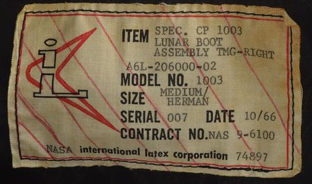 Lot #8135  Apollo A6L Lunar Boot - Image 3
