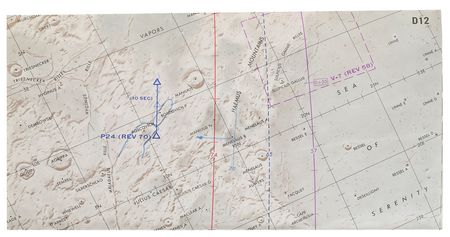 Lot #8331 Dave Scott?s Apollo 15 Lunar Orbit-Flown Photography Chart D - Image 2