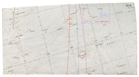Lot #8331 Dave Scott?s Apollo 15 Lunar Orbit-Flown Photography Chart D - Image 4