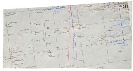 Lot #8331 Dave Scott?s Apollo 15 Lunar Orbit-Flown Photography Chart D - Image 5