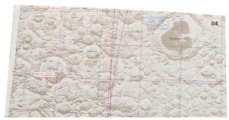 Lot #8331 Dave Scott?s Apollo 15 Lunar Orbit-Flown Photography Chart D - Image 8