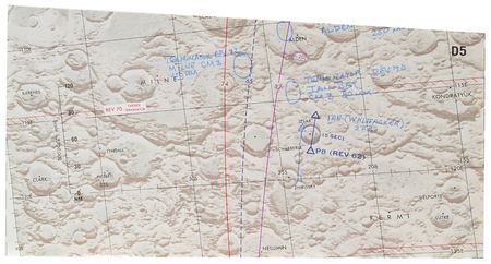 Lot #8331 Dave Scott?s Apollo 15 Lunar Orbit-Flown Photography Chart D - Image 9
