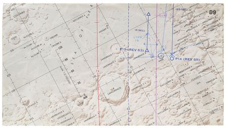 Lot #8331 Dave Scott?s Apollo 15 Lunar Orbit-Flown Photography Chart D - Image 13