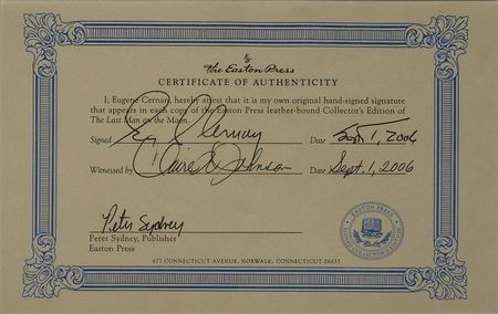 Lot #8396 Gene Cernan Signed Book - Image 3