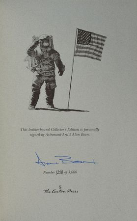 Lot #8284 Alan Bean Signed Book - Image 1
