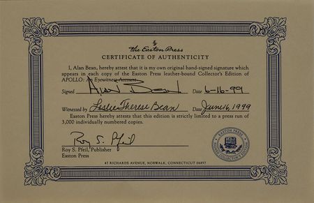 Lot #8284 Alan Bean Signed Book - Image 3