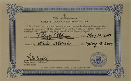 Lot #8243 Buzz Aldrin Signed Book - Image 3