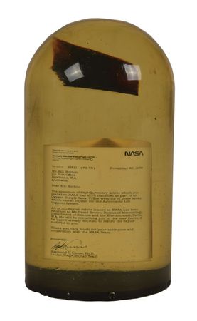 Lot #8419  Skylab Pair of Flown Fragments in Lucite - Image 3