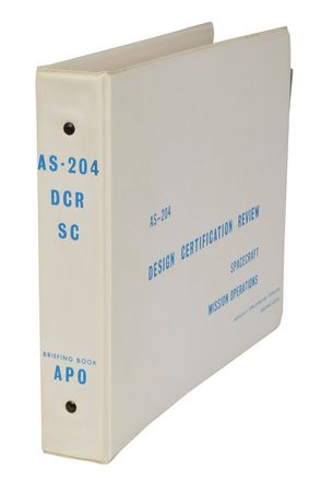 Lot #8183 Apollo Saturn IB AS-204 Briefing Book - Image 7