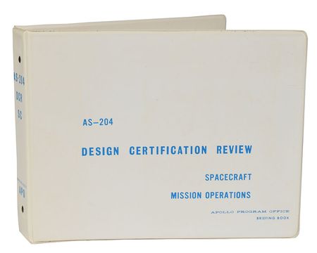 Lot #8183 Apollo Saturn IB AS-204 Briefing Book - Image 8