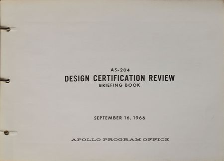 Lot #8183 Apollo Saturn IB AS-204 Briefing Book - Image 10