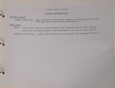 Lot #8183 Apollo Saturn IB AS-204 Briefing Book - Image 16