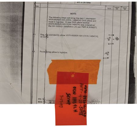 Lot #8463  Space Shuttle Thermal Pillow - Image 3