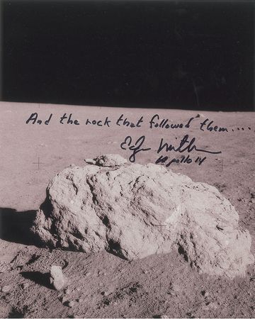Lot #441 Edgar Mitchell Handwritten Letter Signed - Image 1