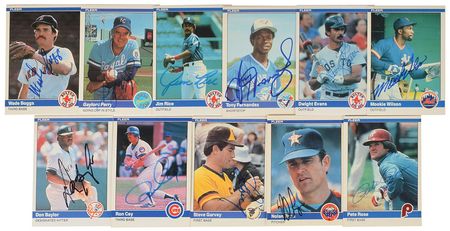 Lot #858 Baseball: 1984 Fleer Baseball Cards - Image 1