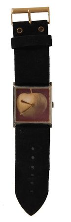 Lot #597 Beatles Apple Records Watch: Scarce 1967 Apple Records promo wristwatch - Image 1