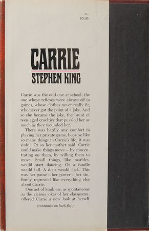 Lot #528 Stephen King: Sought-after first edition of King?s first novel - Image 6