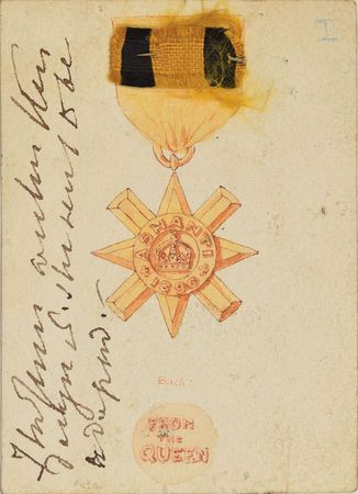 Lot #290 Queen Victoria: The Queen approves a sample for the Ashanti medal - Image 2