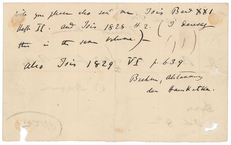 Lot #168 Charles Darwin: Darwin requests writings on the 'domestic cat' - Image 1