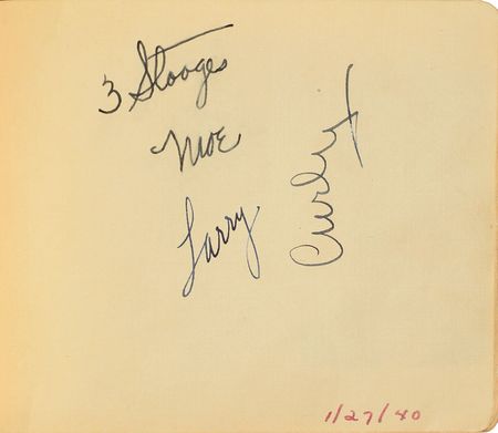 Lot #704 Hollywood: Headlined by the Three Stooges, Ronald Reagan, and Orson Welles - Image 1